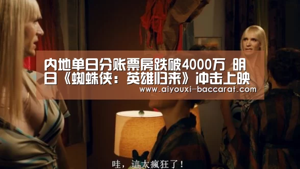 内地单日分账票房跌破4000万 明日《蜘蛛侠:英雄归来》冲击上映“爱游戏电竞直播”(图1) 爱游戏电竞APP
